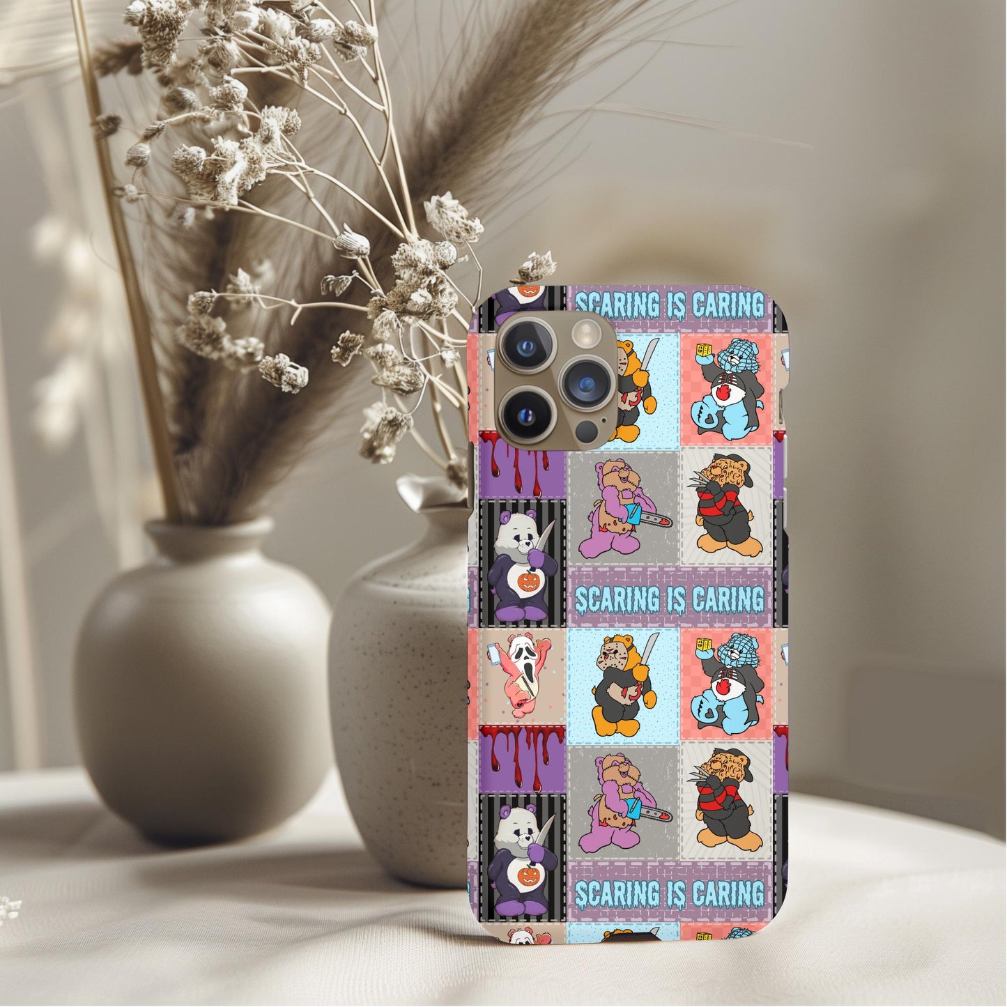 Scaring is Caring Nostalgic Phone Case