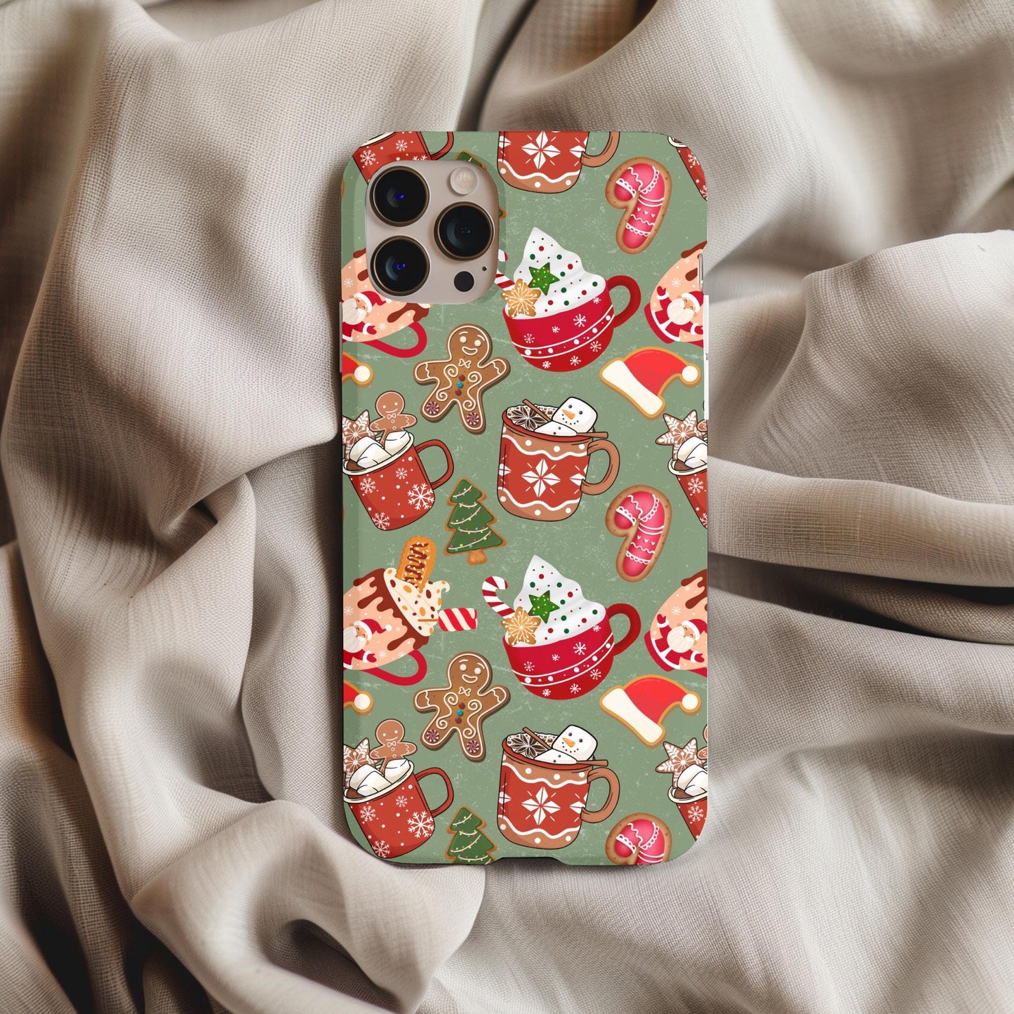 Christmas Hot Cocoa Candy Phone Case