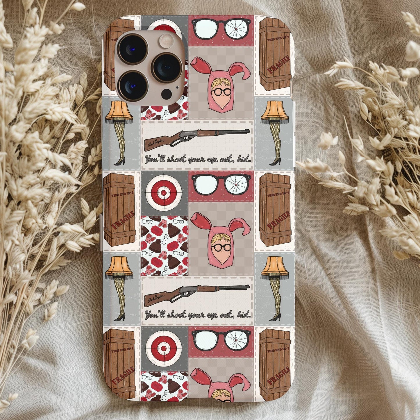 A Christmas Story Patchwork Phone Case