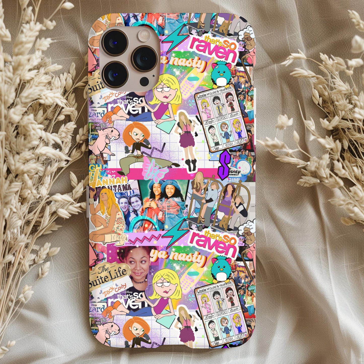 Nostalgic 2000s TV Shows Collage Phone Case