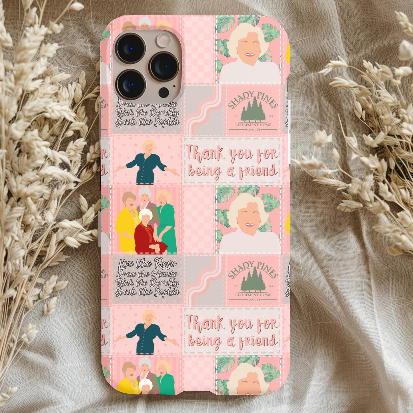 Golden Girls Patchwork Phone Case