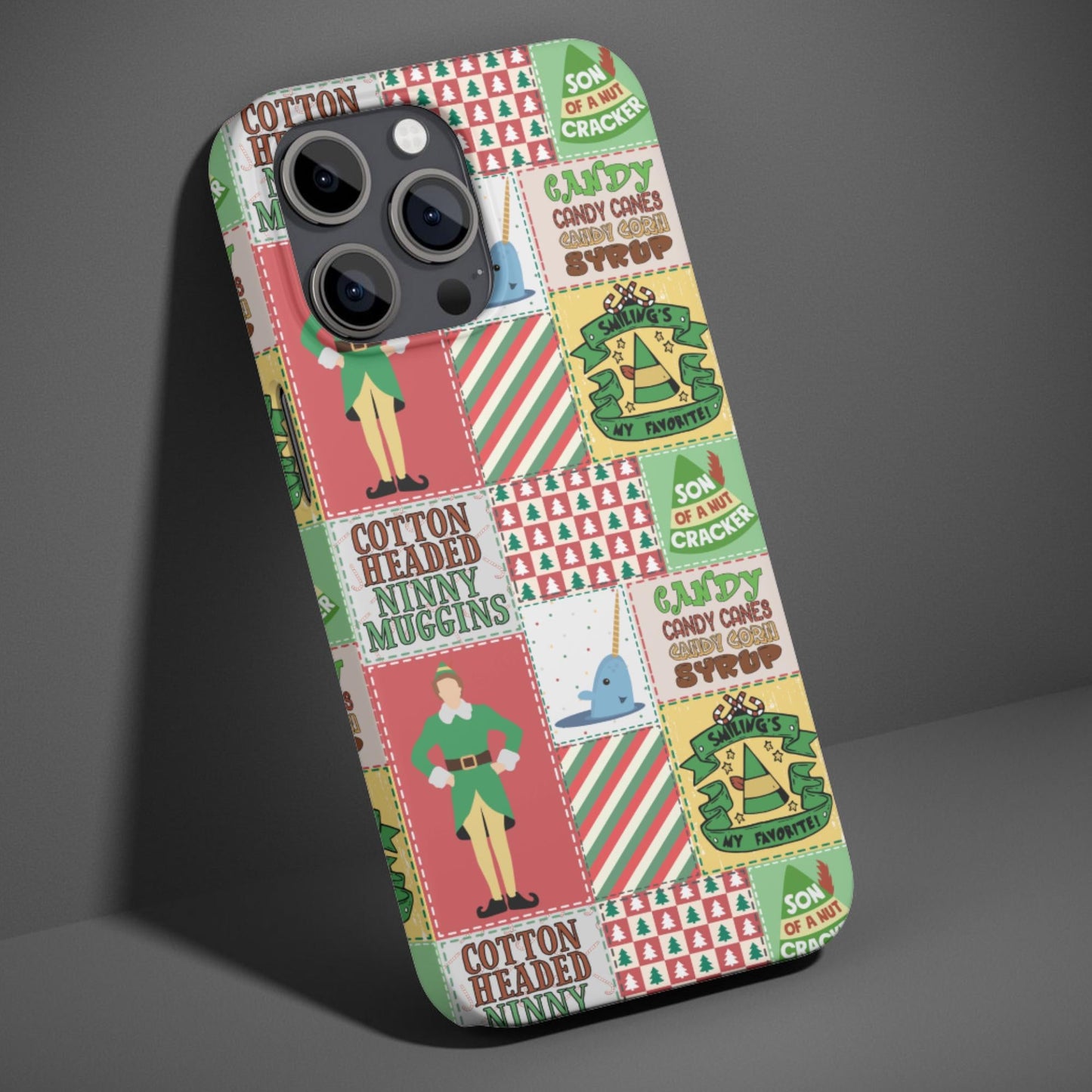 Christmas Elf Patchwork Phone Case