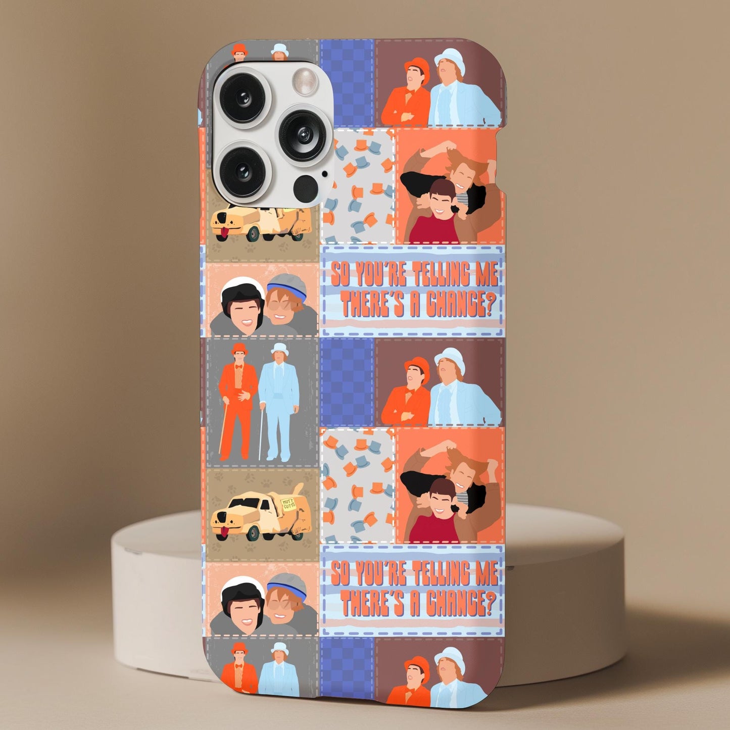 Dumb and Dumber Patchwork Phone Case