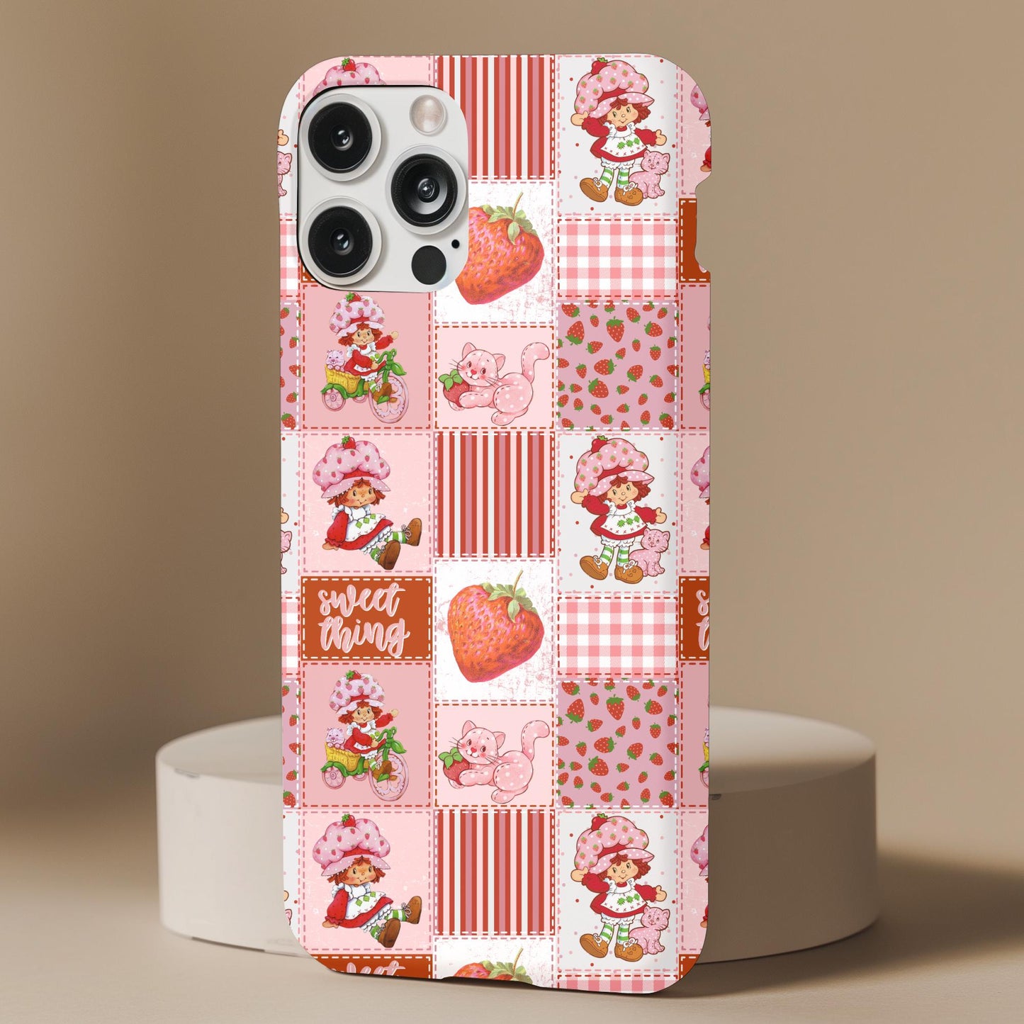 Nostalgic Strawberry Shortcake Phone Case