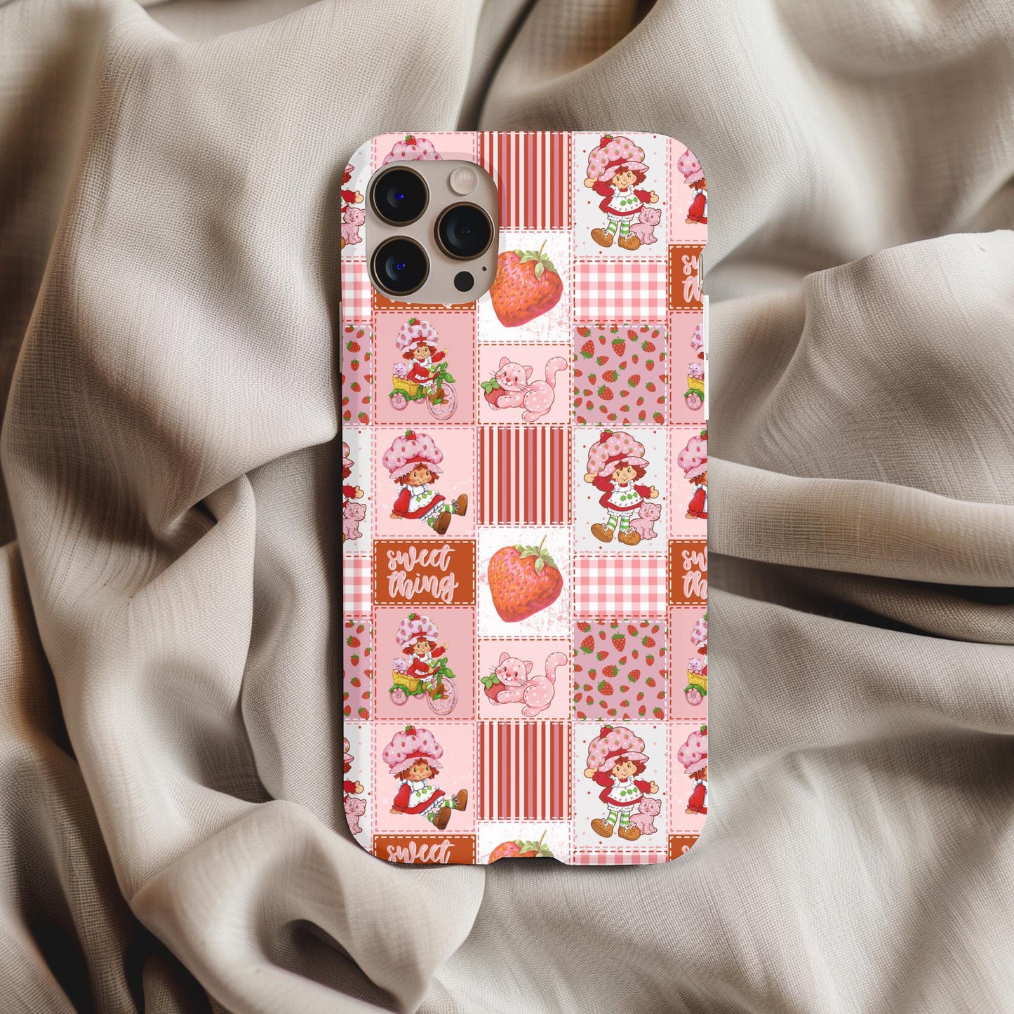 Nostalgic Strawberry Shortcake Phone Case