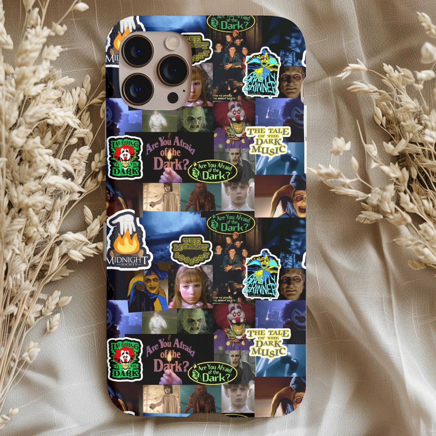 Are You Afraid of the Dark? Collage Phone Case