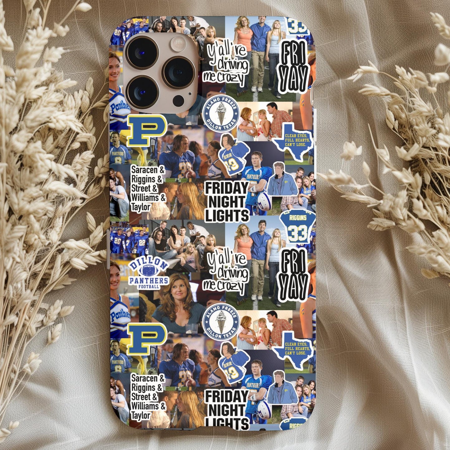 Friday Night Lights Collage Phone Case