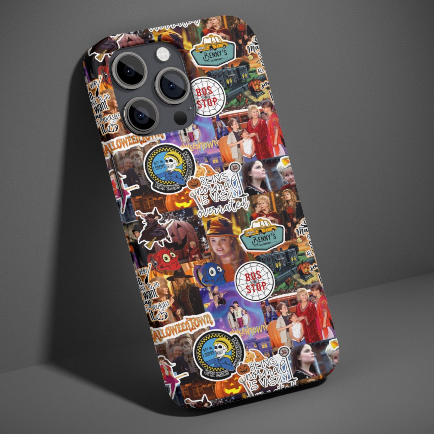 Halloweentown Stickers Collage Phone Case