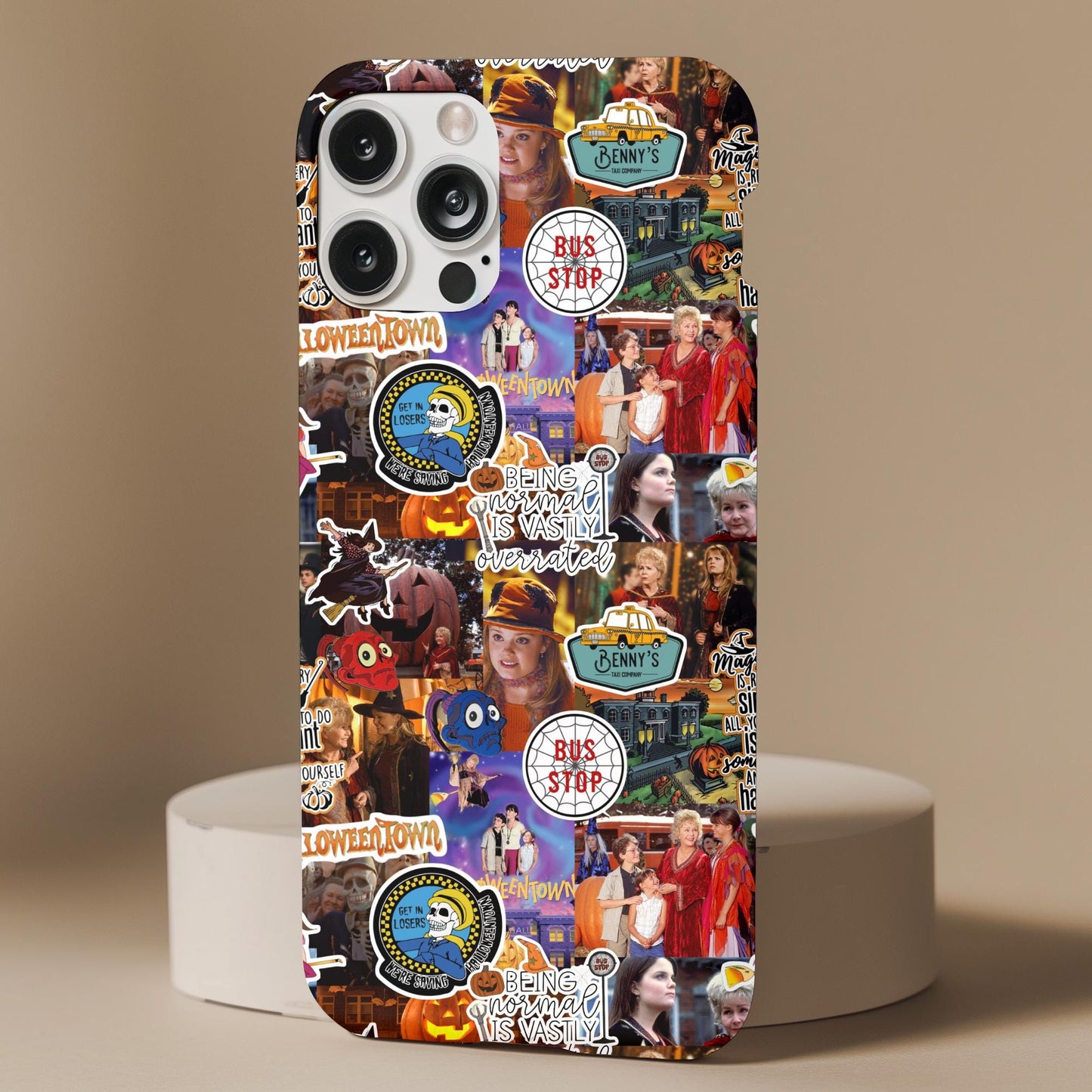 Halloweentown Stickers Collage Phone Case