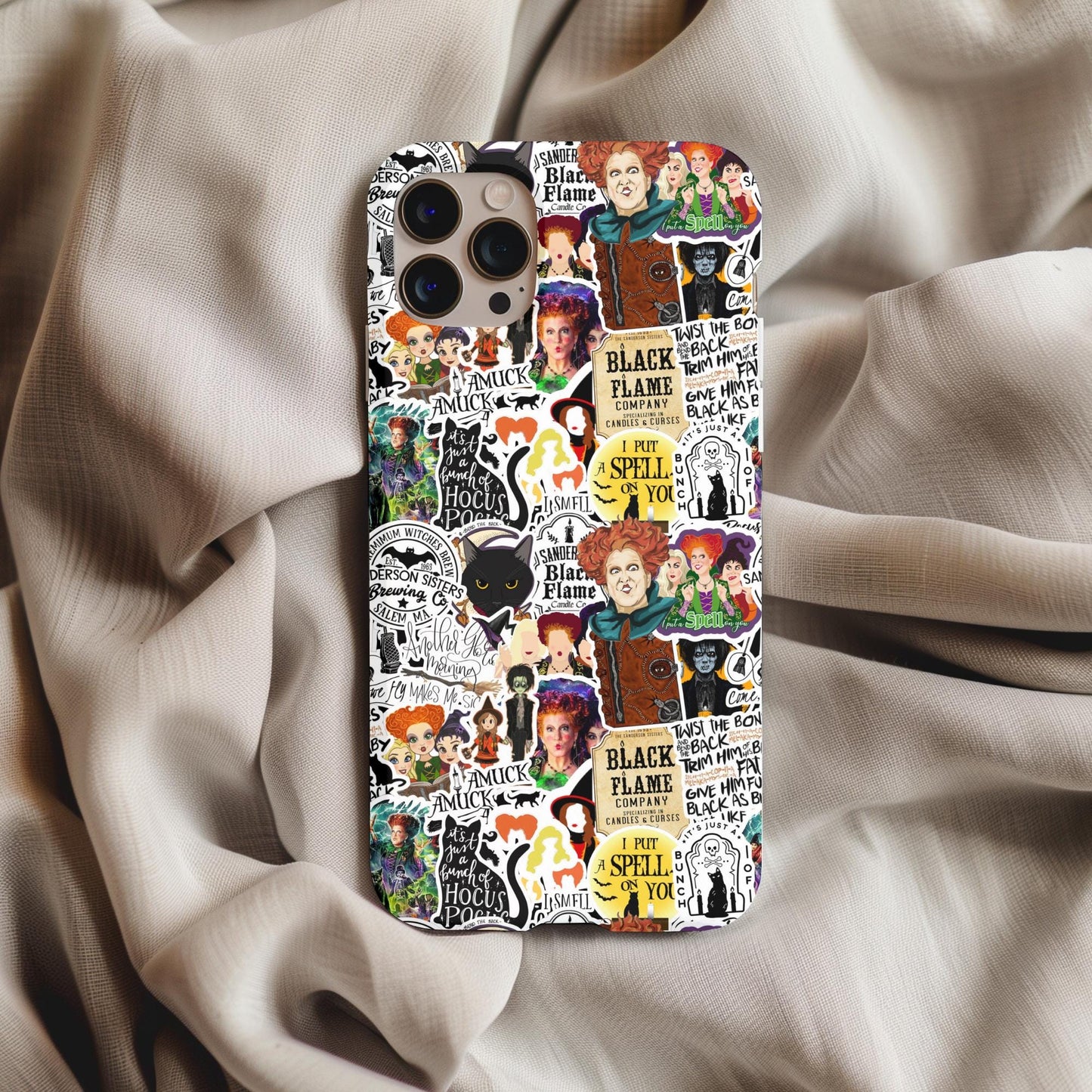 Hocus Pocus Sticker Collage Phone Case