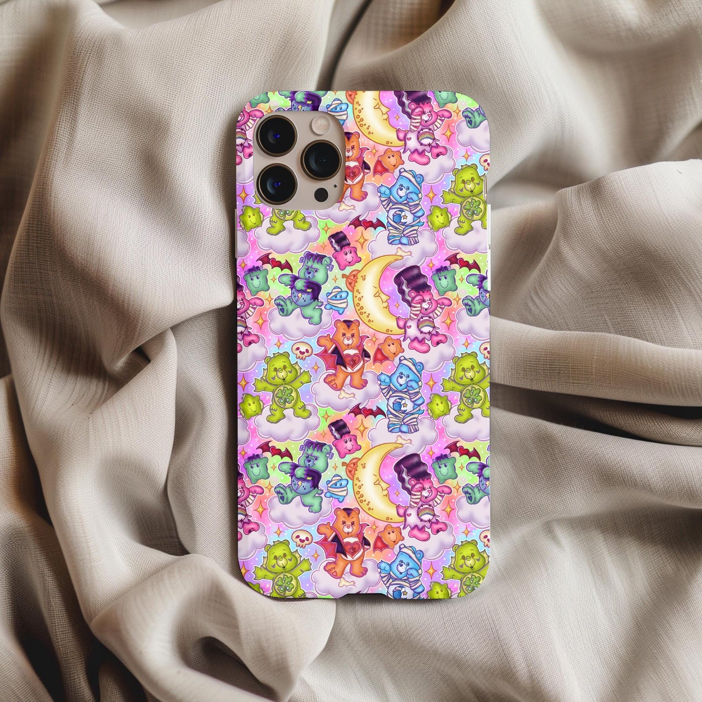 Nostalgic Scare Care Bears Phone Case