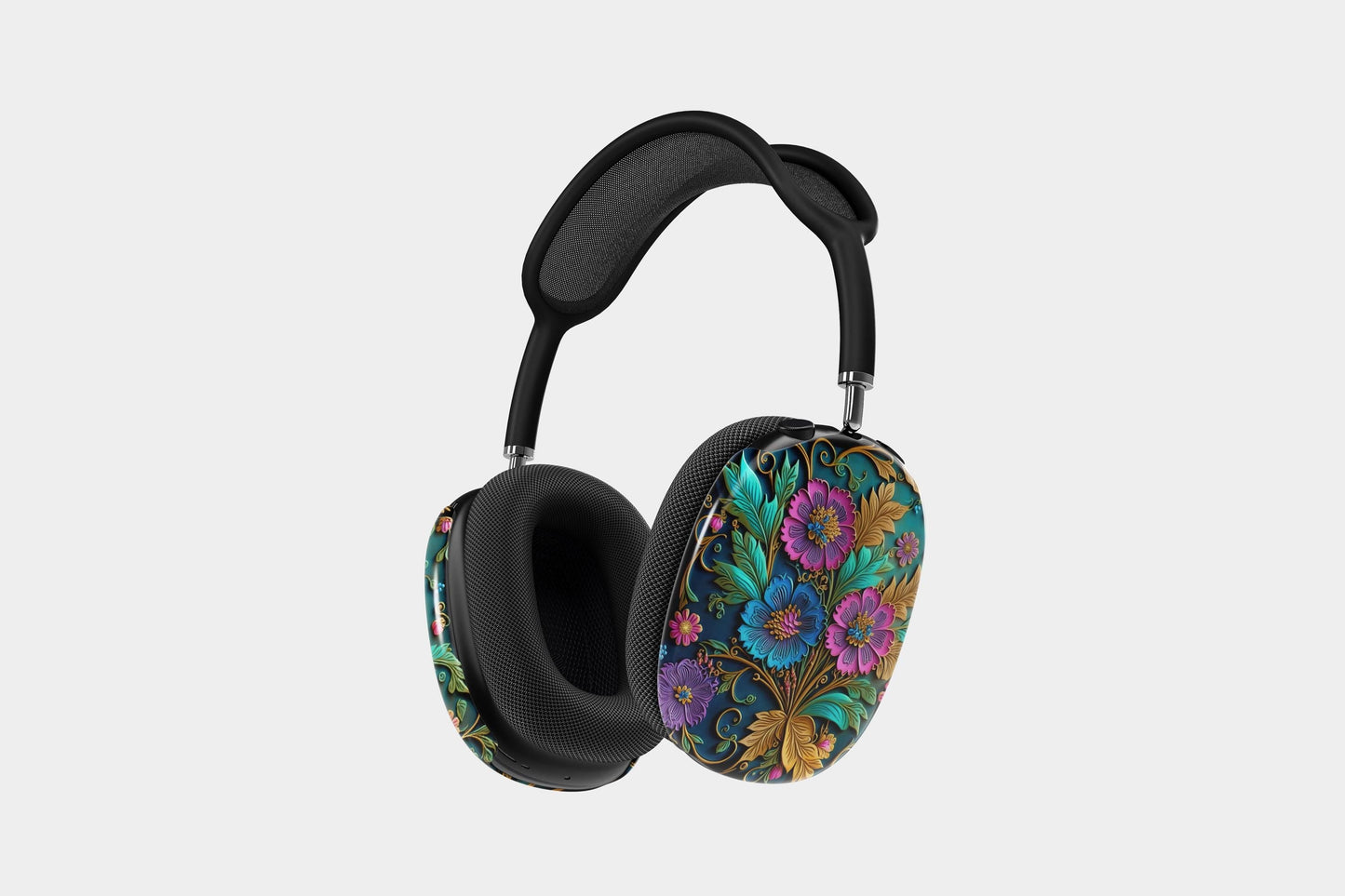 3D Flower Print AirPods Max Case