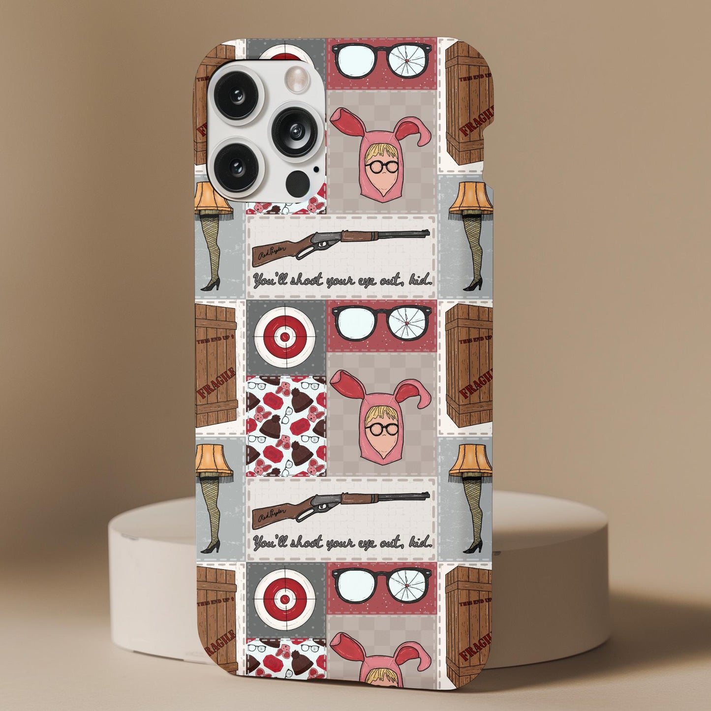 A Christmas Story Patchwork Phone Case