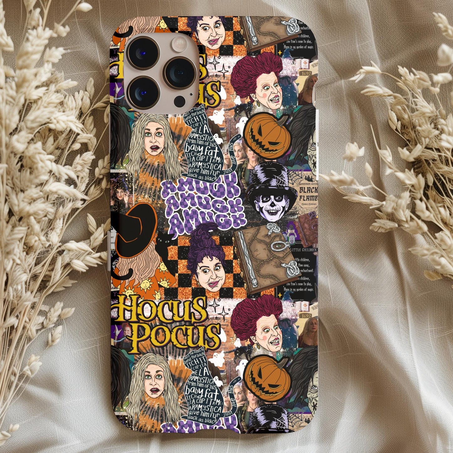 Hocus Pocus Collage Phone Case