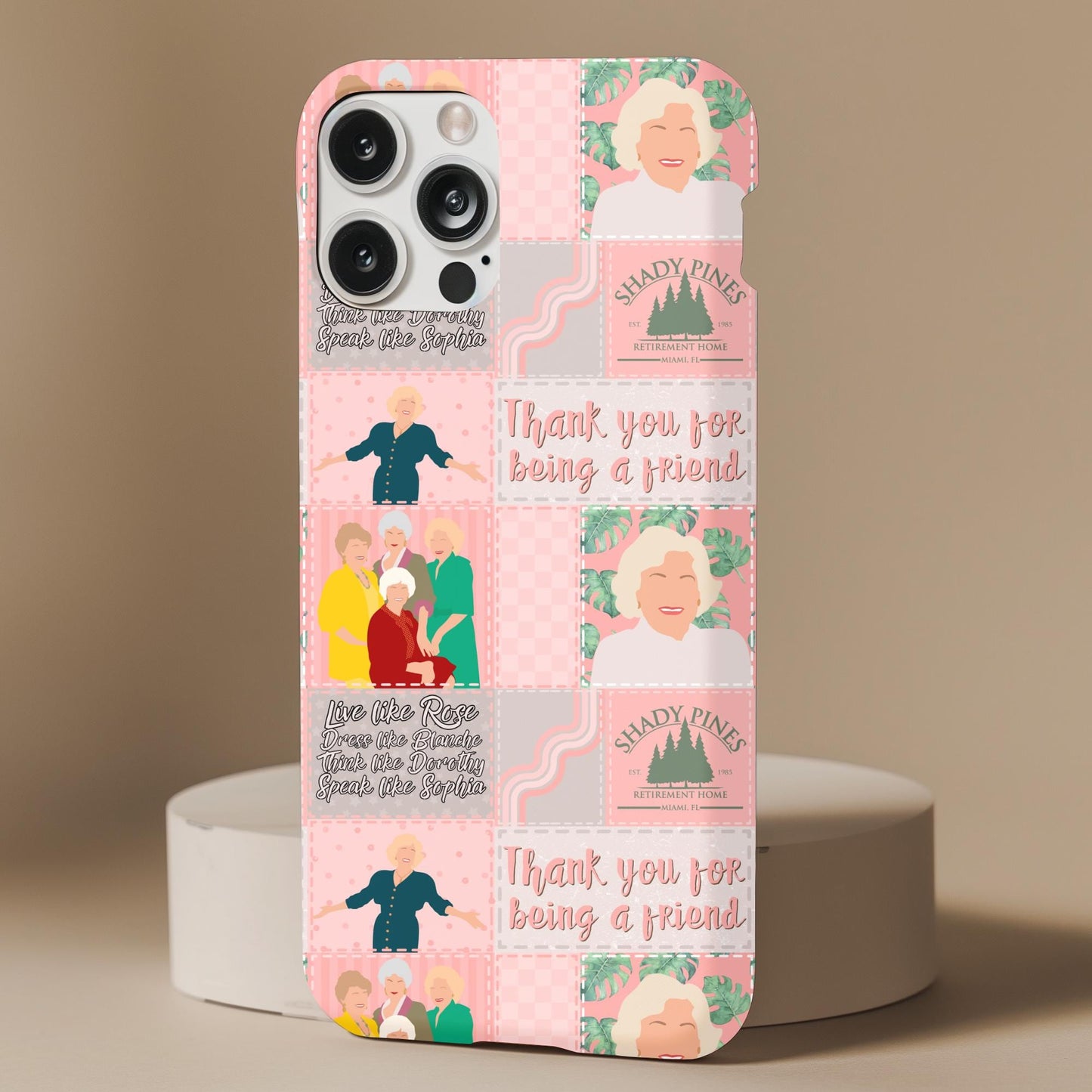 Golden Girls Patchwork Phone Case