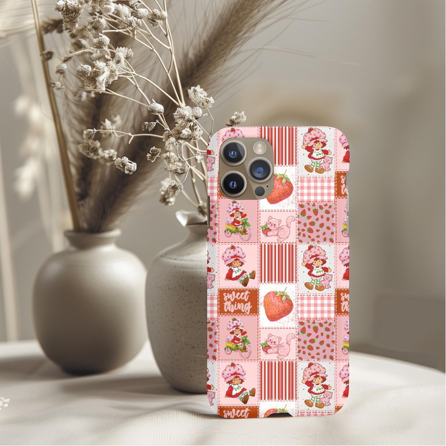 Nostalgic Strawberry Shortcake Phone Case