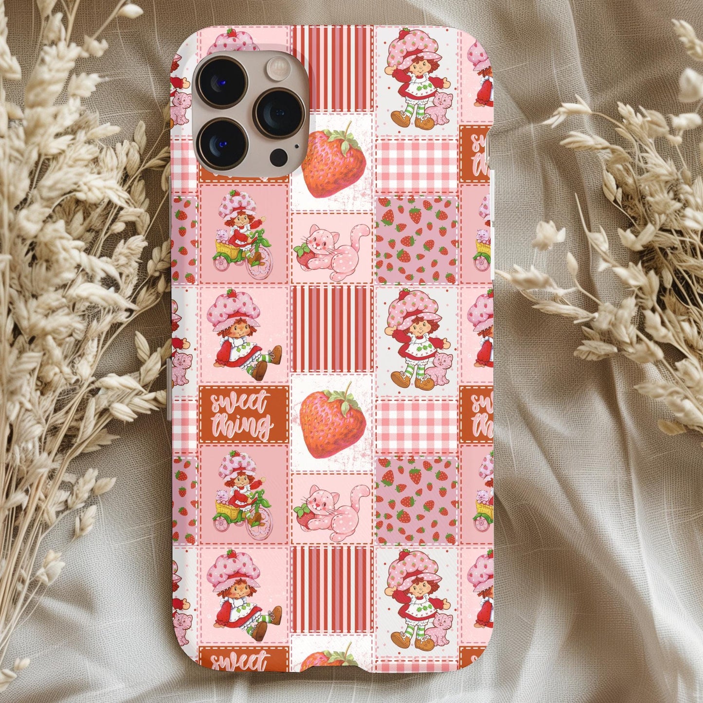 Nostalgic Strawberry Shortcake Phone Case