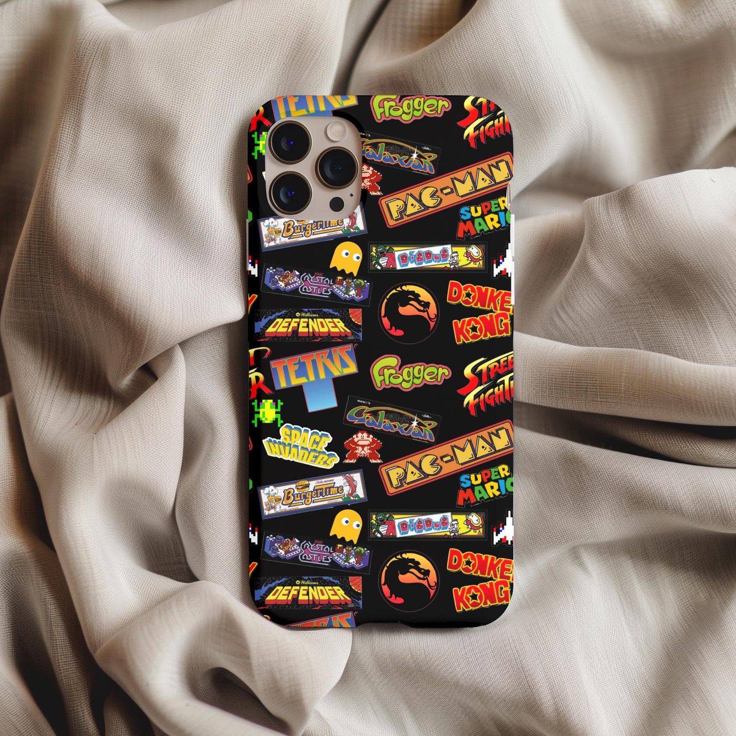 Retro Arcade Video Games Phone Case