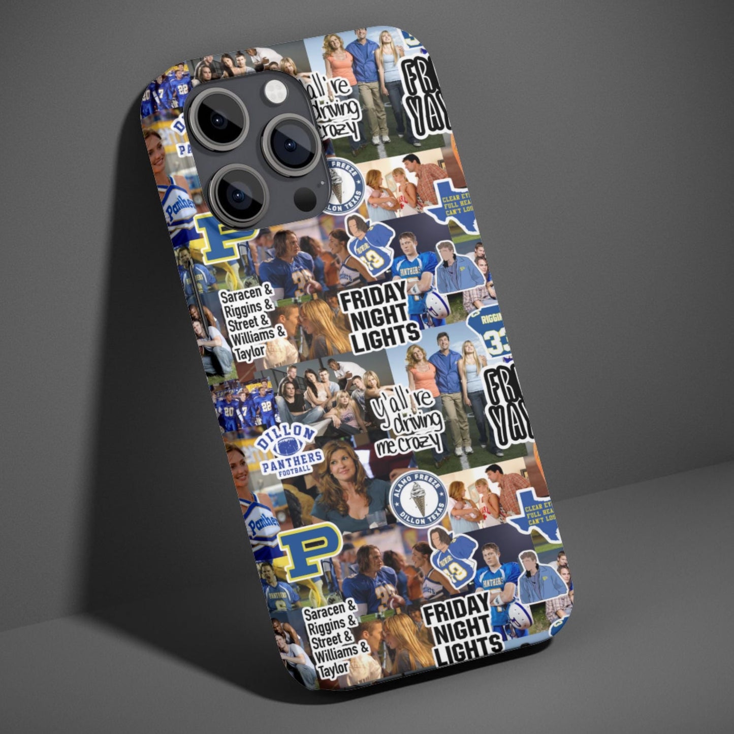 Friday Night Lights Collage Phone Case