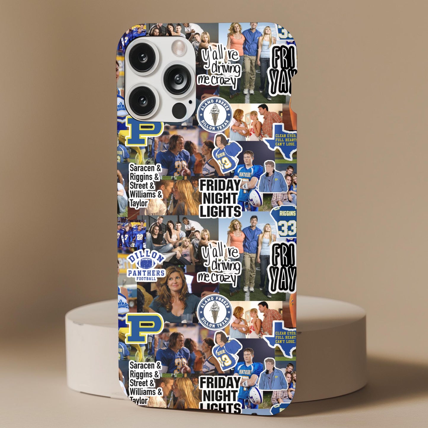 Friday Night Lights Collage Phone Case