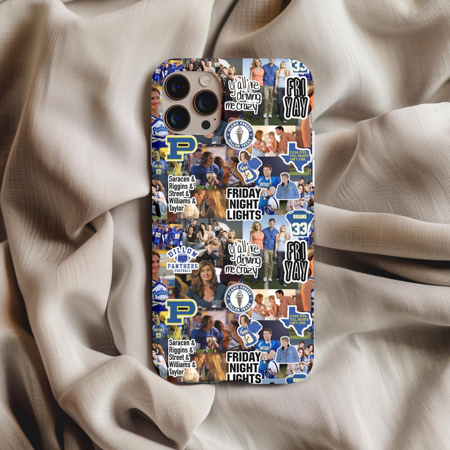 Friday Night Lights Collage Phone Case