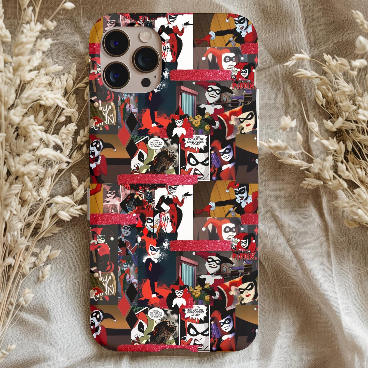 Harley Quinn Comic Phone Case