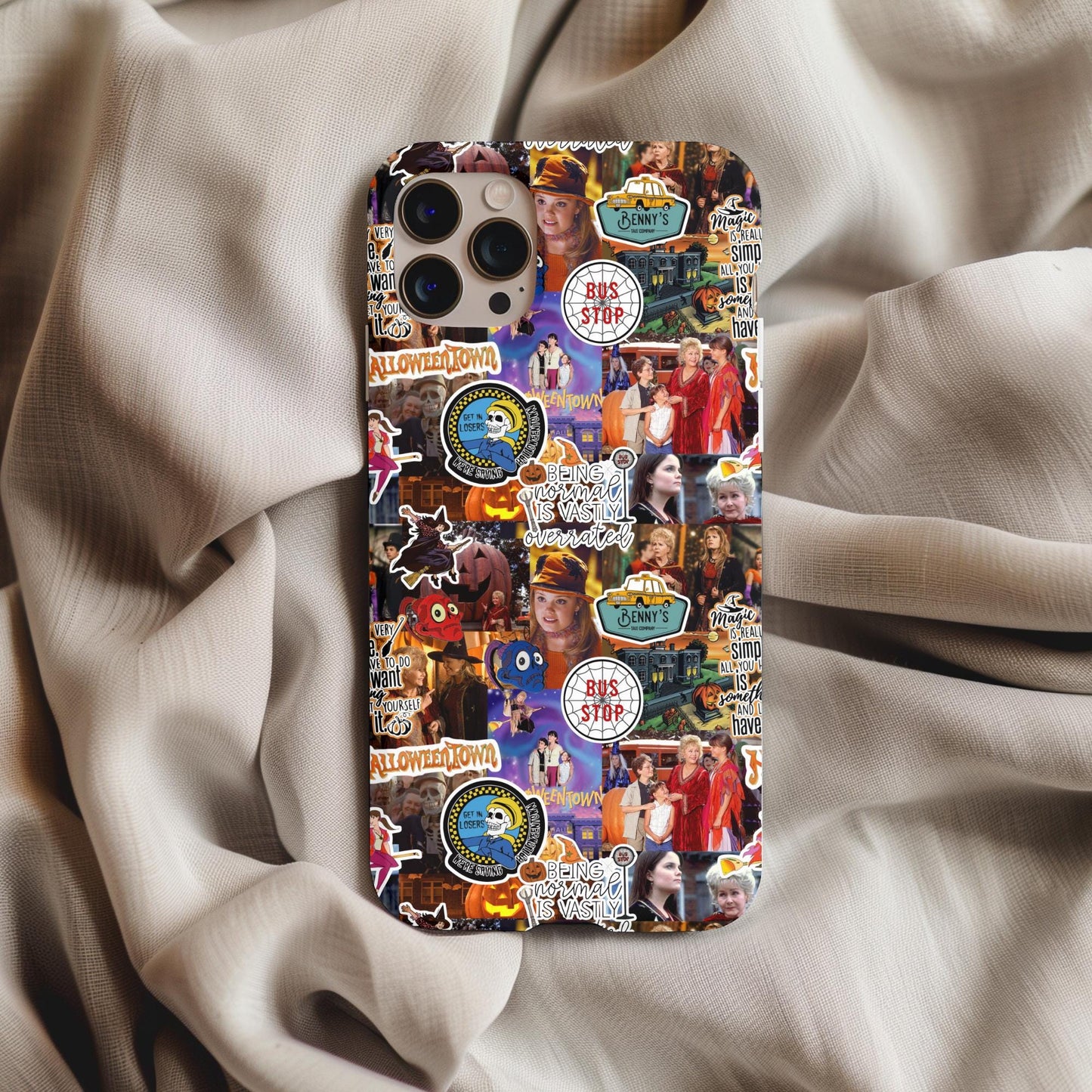 Halloweentown Stickers Collage Phone Case