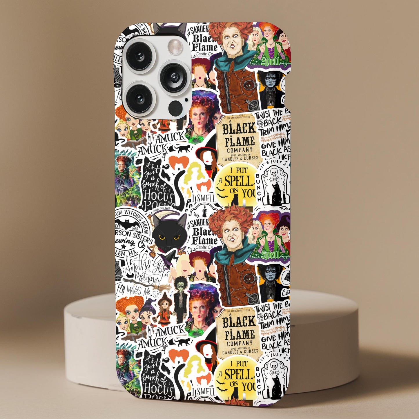 Hocus Pocus Sticker Collage Phone Case