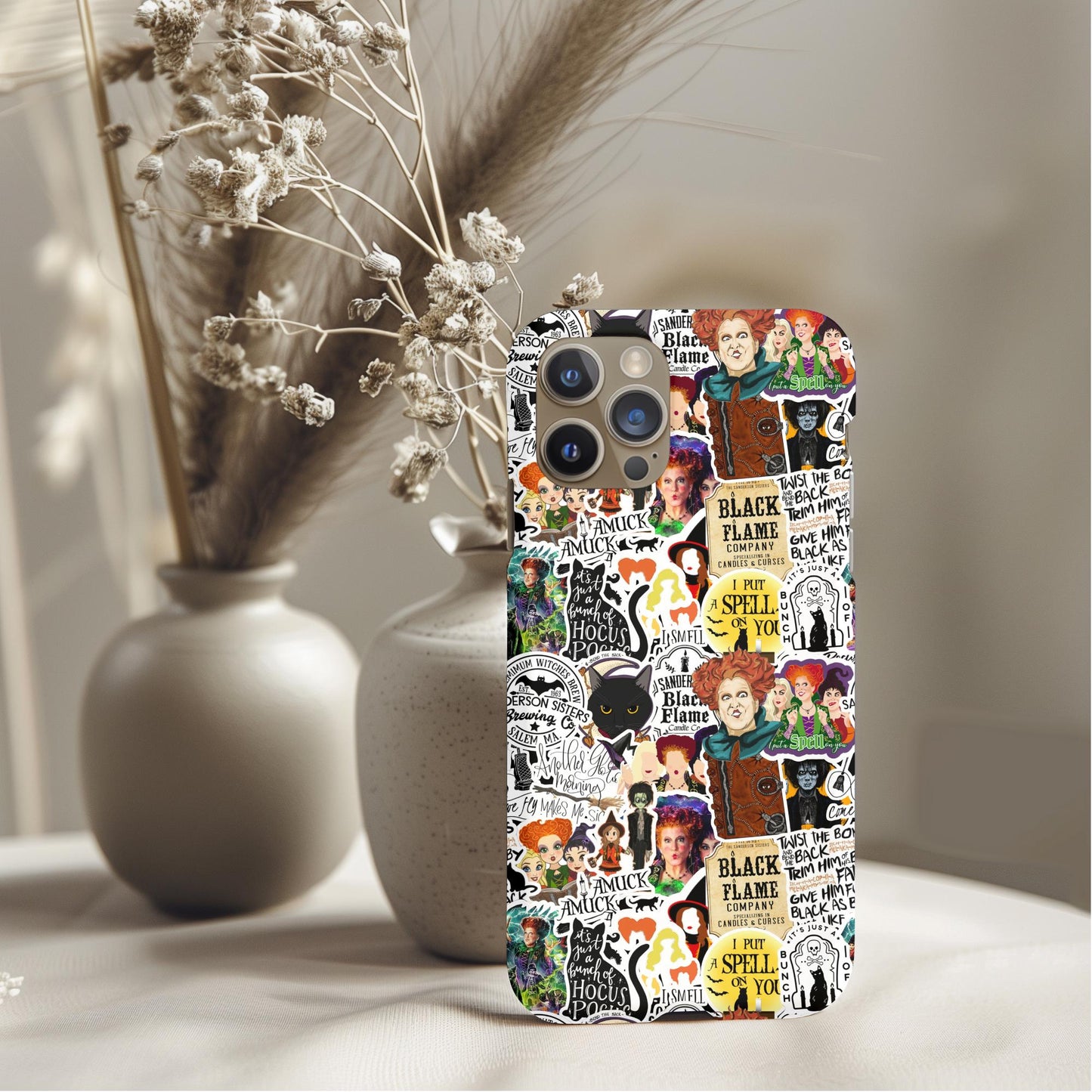 Hocus Pocus Sticker Collage Phone Case