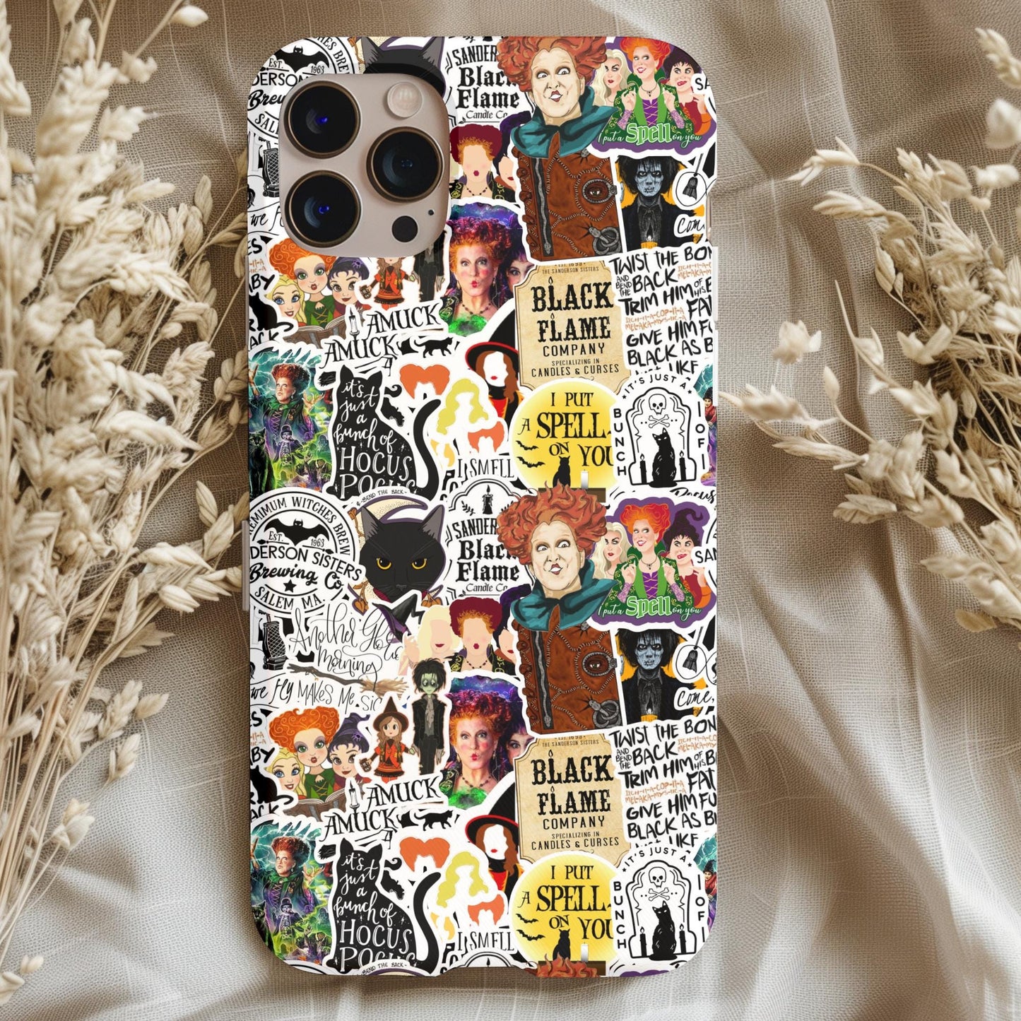 Hocus Pocus Sticker Collage Phone Case