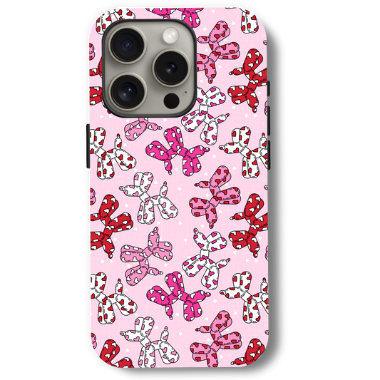 Coquette Love Balloon Dogs Phone Case